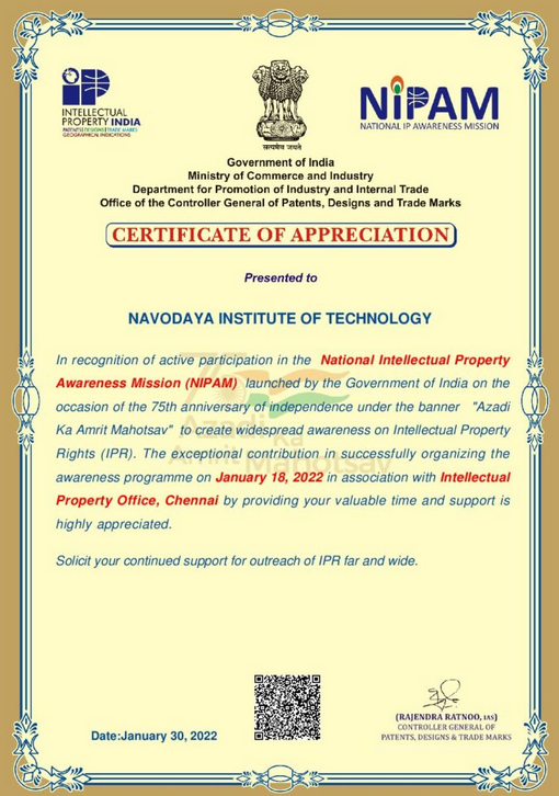 National Intellectual Property Awareness Mission (NIPAM)